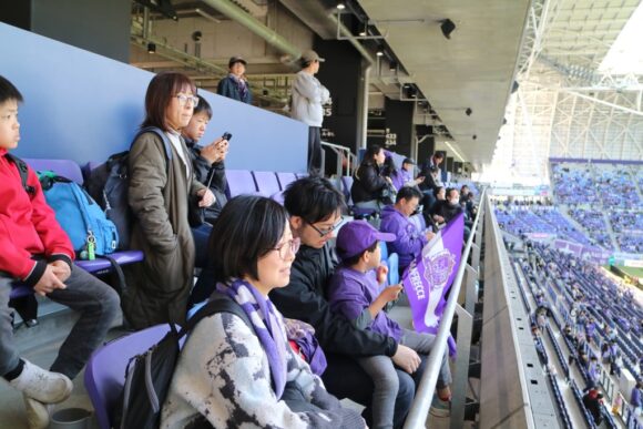 サッカー観戦